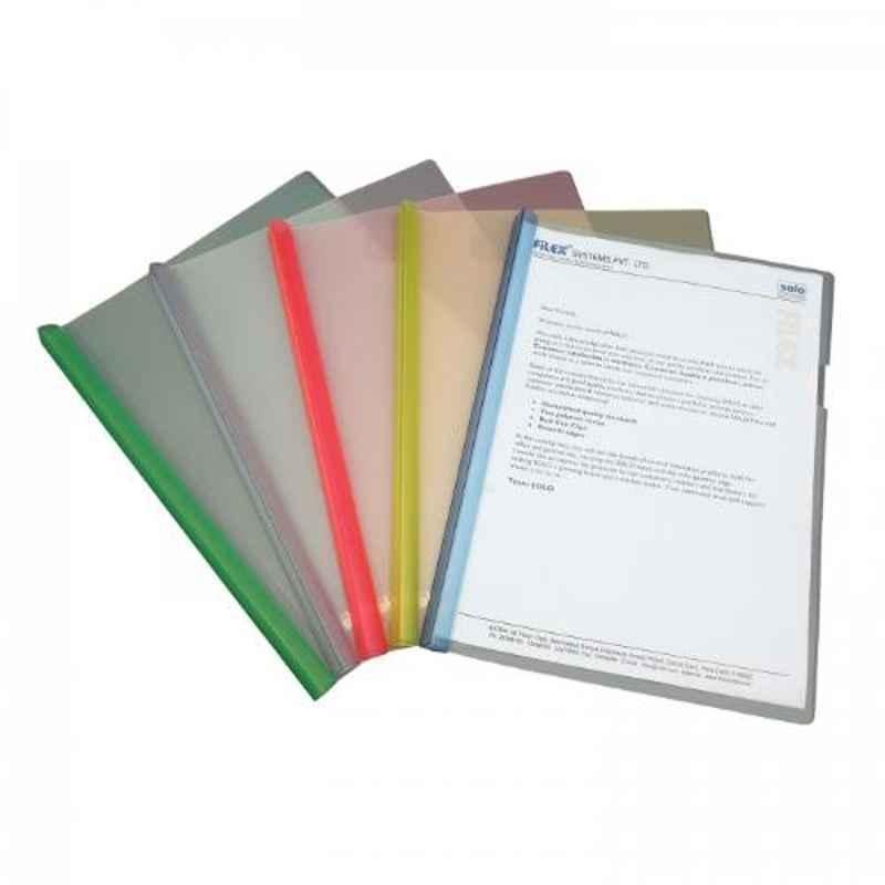 Solo A4 Assorted Strip File Wide & Thick Report Cover, RC002 (Pack of 50)
