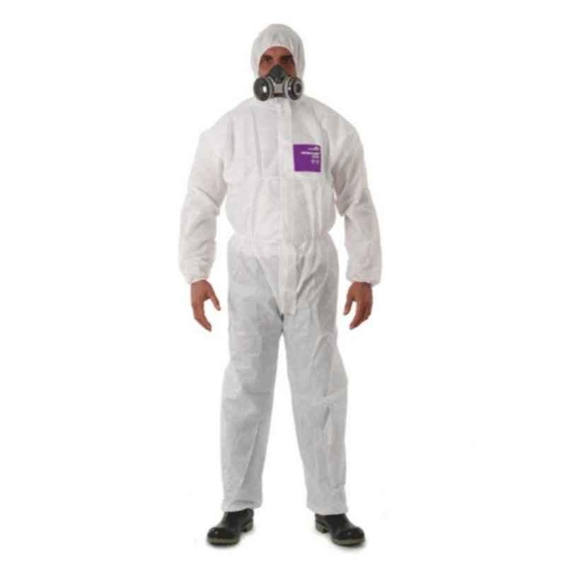 Microgard 1500 Plus Extra Large White SMS Fabric Anti-Static Coverall, 138
