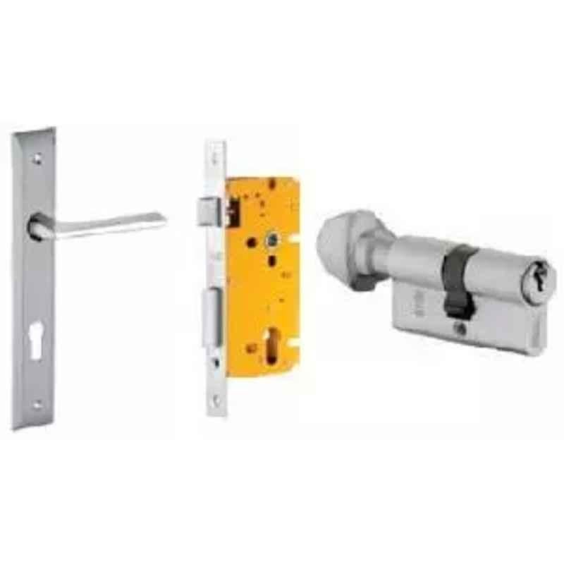 Dorset ML Series Twist 60mm Stainless Steel Door Handle Lock Set with Knob & Key