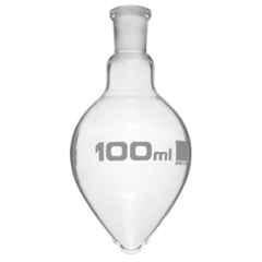 ABGIL 100ml Borosilicate Glass Pear Shape Single Neck Flask with Interchangeable Joint, ABG1566