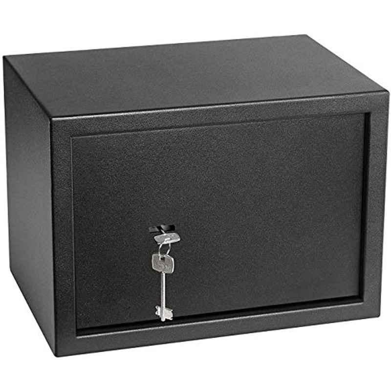 Rubik 35x25x25cm Alloy Steel Off white Safe Box with Key