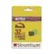 Strontium Nitro UHS-I 32GB MicroSDHC Class 10 Black Memory Card, SRN32GTFU1QR (Pack of 5)