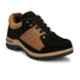 Kavacha S43 Black & Brown Leather Steel Toe Work Safety Shoes, Size: 6