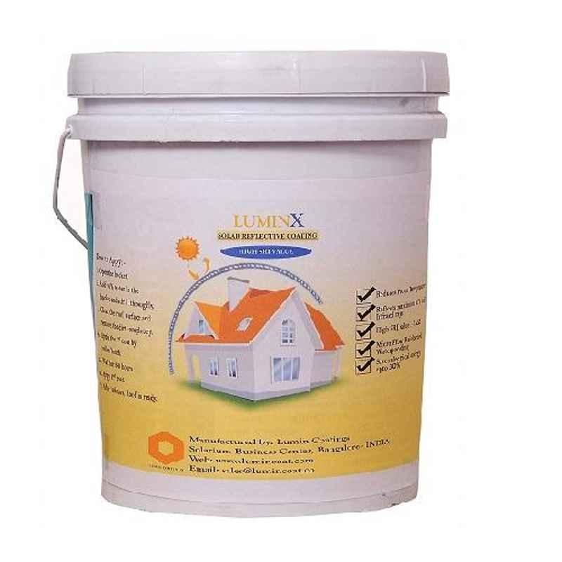 LuminX 5kg White Solar Reflective Coating Paint for Roof