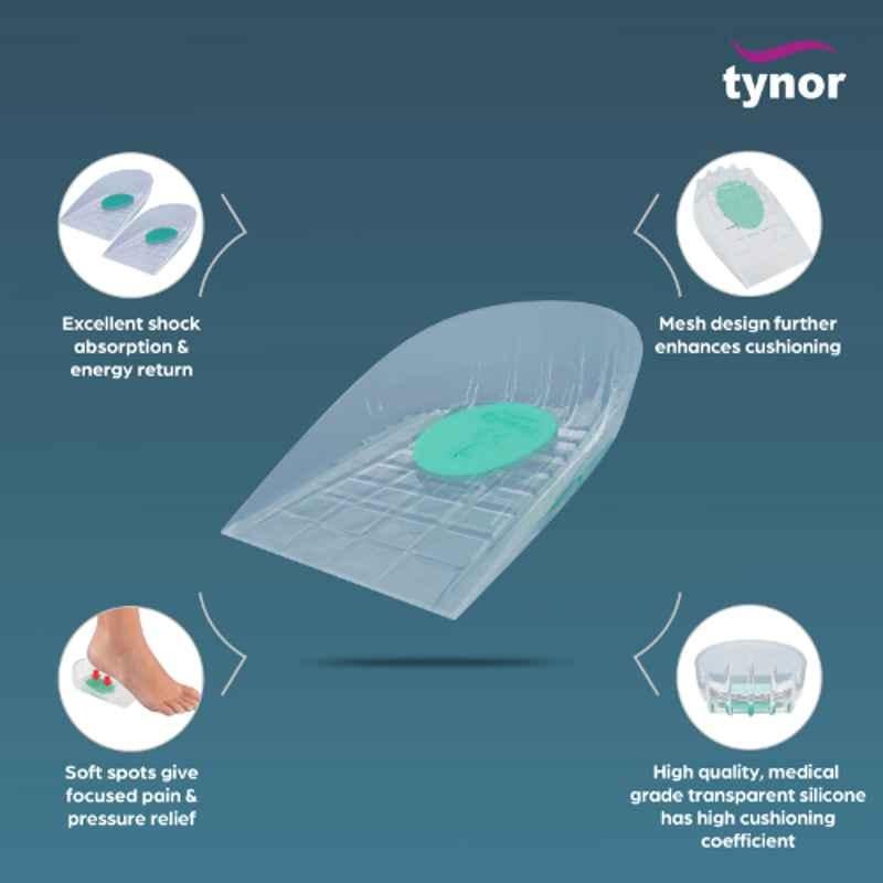 Tynor Silicon Heel Cushion, K02AHZ, Size: Small