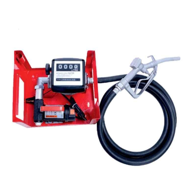 Durelo DC Fuel Transfer Pump 12V Complete with Fuel Meter Delivery Hose & Manual Nozzle, EPF-12M