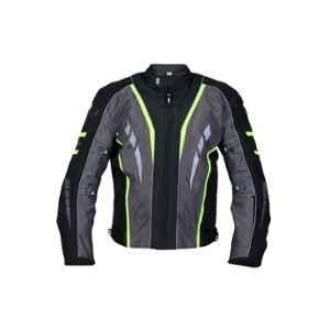 Biking Brotherhood Neon Rubberized Navigator Jacket, Size: 2XL