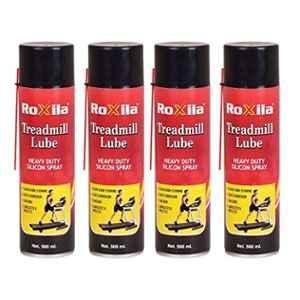 Roxila 500ml Treadmill Silicone Lubricant Spray for Belt (Pack of 4)