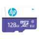 HP 128GB Purple & White Micro SD Memory Card with Adapter