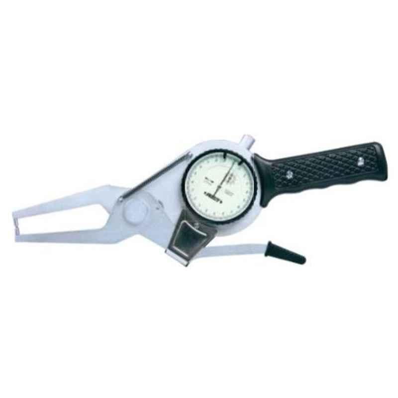Insize External Dial Caliper Gauge, Jaw Length: 55mm, Range: 80-100 mm, 2332-100