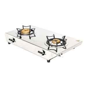 Faber Hilux Max 2 Burners Manual Stainless Steel Cooktop, 106.0672.450