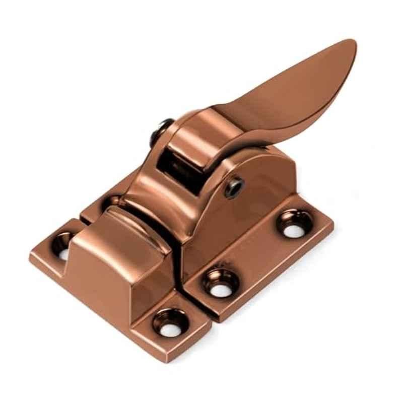 Plantex Zinc Alloy Rose Gold Cabinet Latch for Kitchen Cabinets & Cupboards