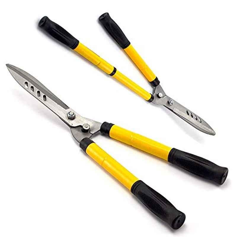 Abbasali Carbon Steel Yellow & Black Garden Scissor Extendable