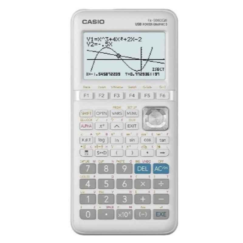 Casio FX-9860GIII White Graphic Calculator With Python & 2900 Functions
