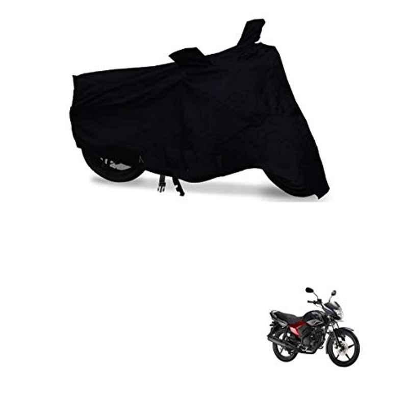 Kozdiko Matty Black Bike Body Cover for Yamaha Saluto, koz_81233