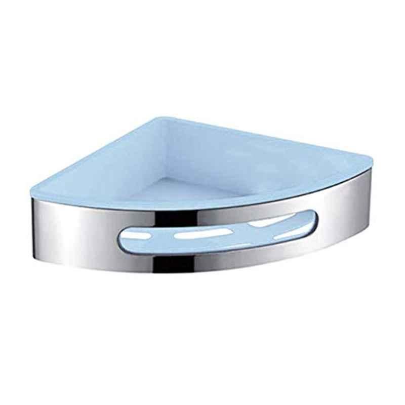 Aquieen Stainless Steel 304 & ABS Multi-Purpose Corner Shelf for Bathroom & Kitchen
