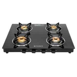 Faber Spark 4 Burners Manual Toughened Glass Top Cooktop, 106.0708.173