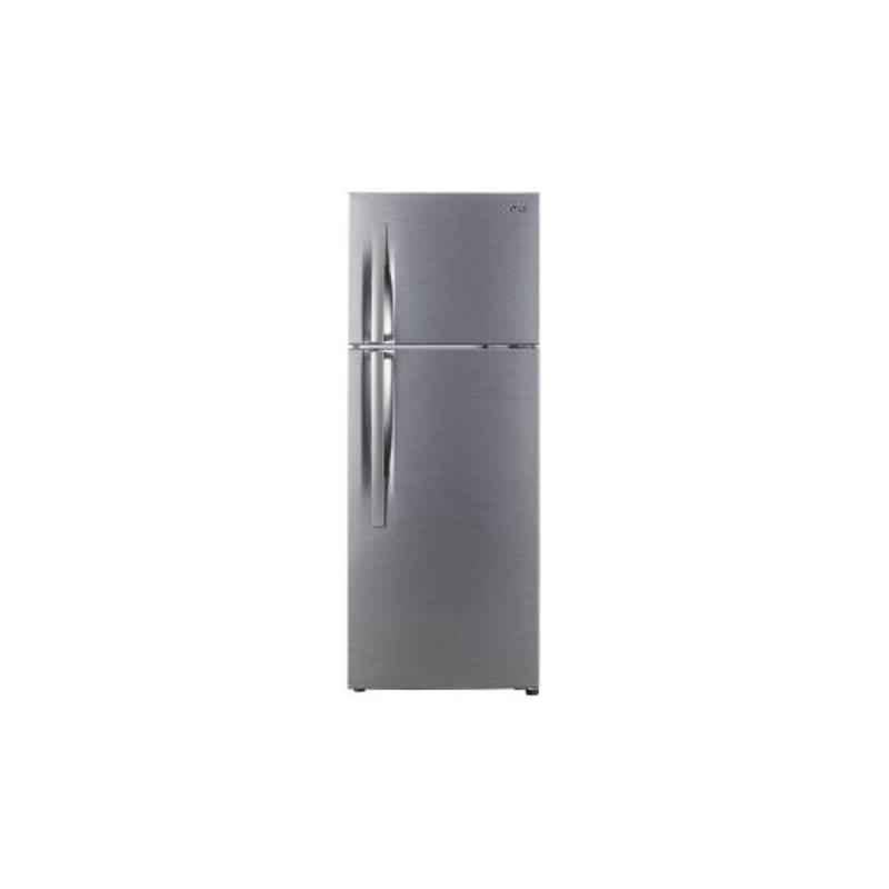 LG 284L 3 Star Dazzle Steel Frost Free Smart Inverter Refrigerator, GL-C302KDSY