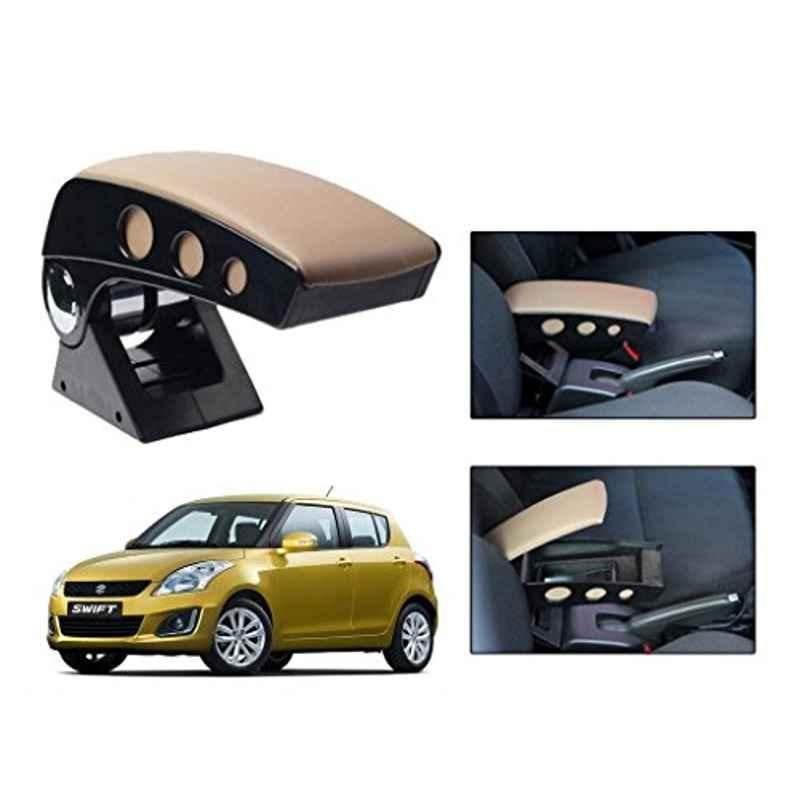 Kozdiko Beige Chrome Finish Car Armrest for Renault Duster