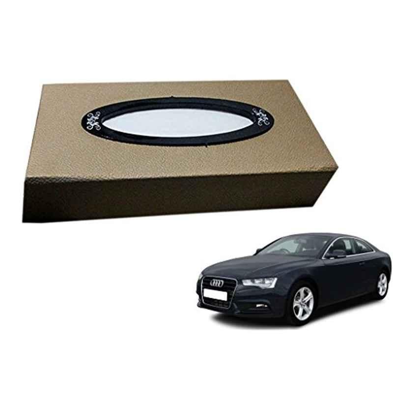 Kozdiko 200 Sheets 100 Pulls Beige Tissue Paper Box for Audi A5, kozd_6019