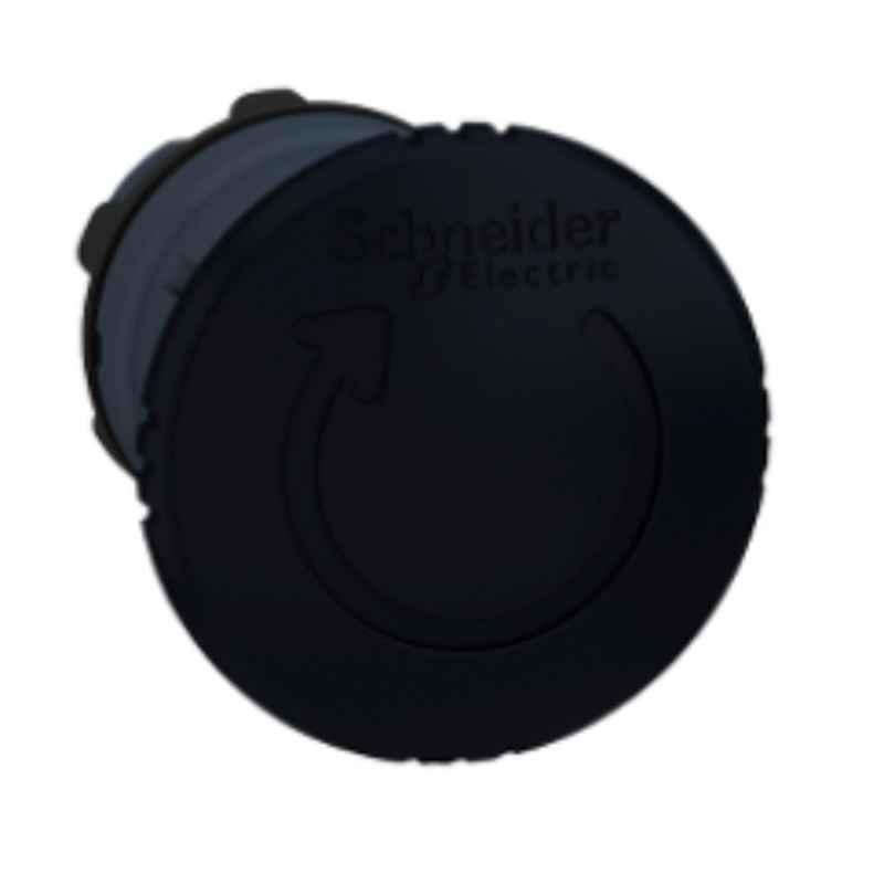 Schneider Harmony 40mm Black Mushroom Head Push Button with Latching Turn Release, ZB5AS52