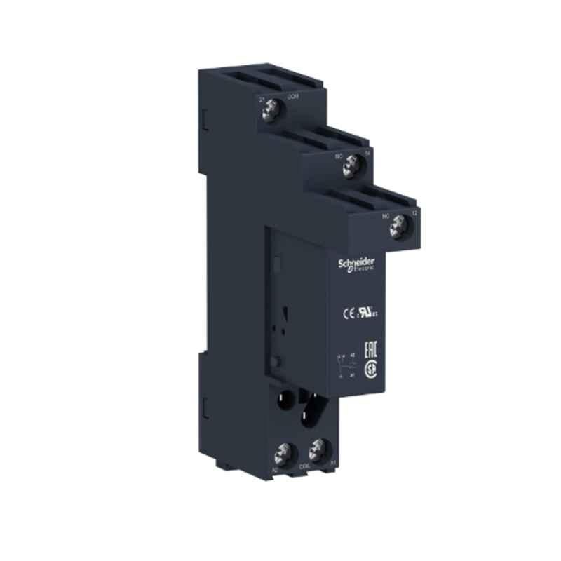 Schneider Zelio 24 VAC 12A Interface Plug-in Relay with Socket, RSB1A120B7S