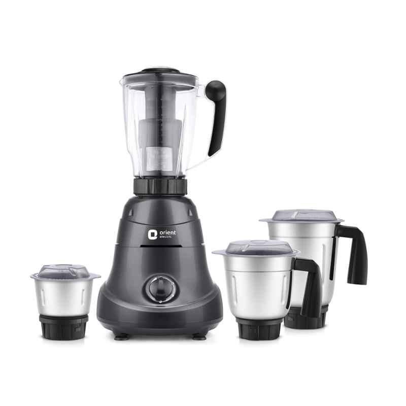 Buy Orient Super Power 750W ABS Black Grey Juicer Mixer Grinder with 4 Jars MGSP75B4 Online At Best Price On Moglix