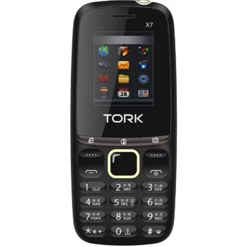 Tork X7 1.8 inch Black & Gold Feature Phone