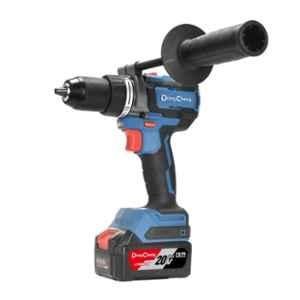Dongcheng 13mm 2100rpm Cordless Brushless Drill with 2 Pcs 20V 4Ah Battery & Charger, DCJZ2060I