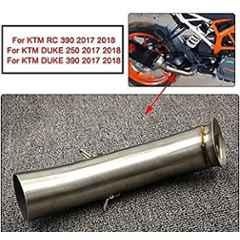 AOW Middle Bend Pipe (Stainless Steel) for KTM RC 390/ KTM Duke 125/ KTM Duke 250/ KTM Duke 390 (2017-2018 Models) T-11