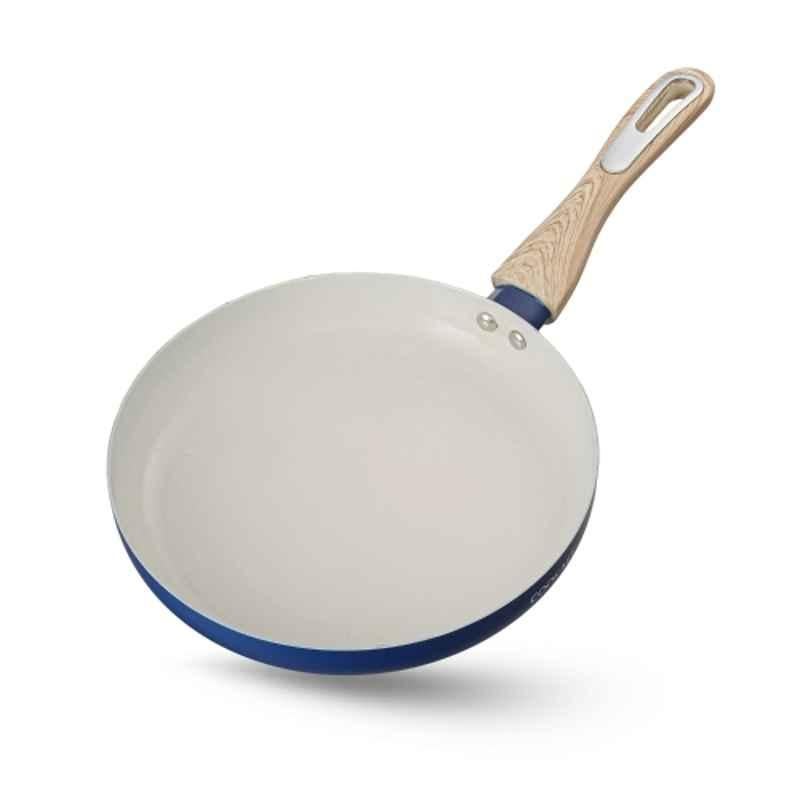 Cookaid Velora 1.5 Litre Aluminium RV Blue Non Stick Ceramic Coated Fry Pan, CKD-CC-FP24-29