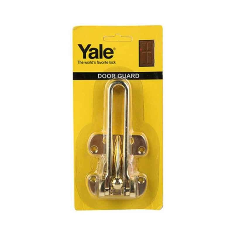 Yale Silver & Gold Brass Finish Door Guard, ACEUAE684814