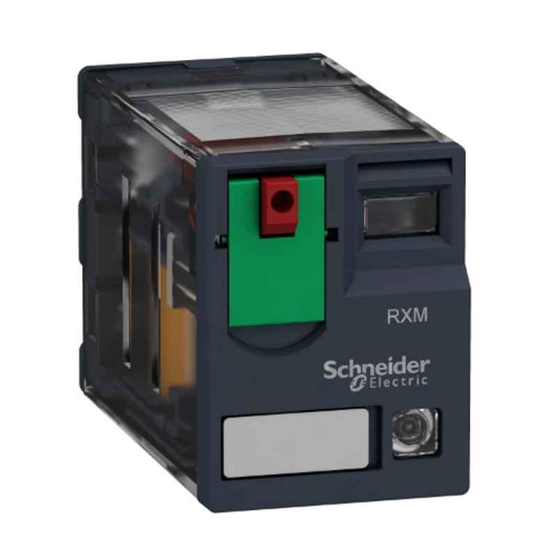Schneider Electric 10A 120VAC Plug in Miniature Relay With LED, RXM3AB2F7