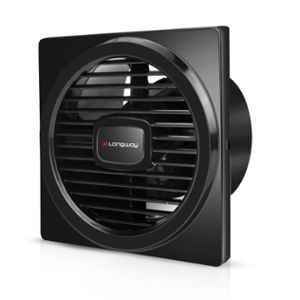 Longway Gusto 22W Ultra High Speed Plastic Black Exhaust Fan, Sweep: 150 mm