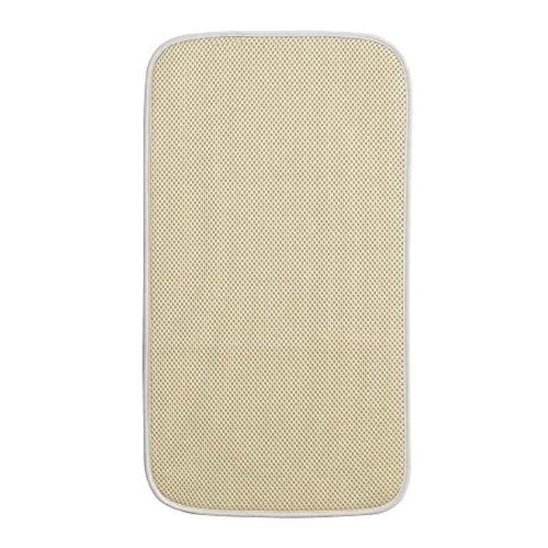 iDesign iDry 40030 Polyester Wheat Quick-Drying Dish Drainer Board Mat, Size: Small