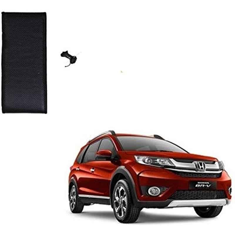 Kozdiko Faux Leather Black Stitchable Steering Wheel Cover for Honda BRV