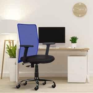 Rose Jack Mesh Blue Medium Back Revolving Ergonomic Office Chair