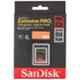 SanDisk Extreme Pro Cfexpress 256GB Black Type B Compact Flash Memory Card, SDCFE-256G-GN4NN