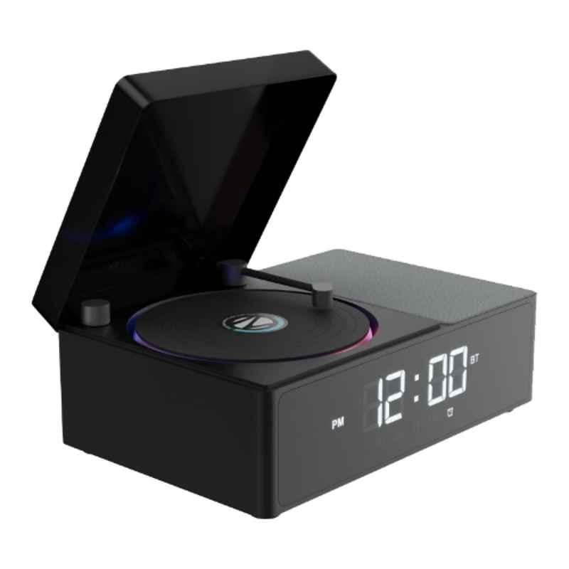 Zebronics Echospin 10W Black Portable Bluetooth Speaker with Karaoke Mic, Carry Strap & RGB Modes, PSPK 70