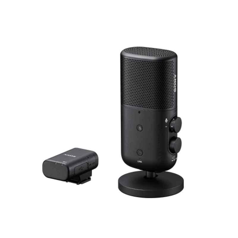 Sony ECM-S1 120dB 32Ohms Black Wireless Streaming Microphone for Podcast, Singing, Livestreaming & Gaming, ECM-S1//C-CE7