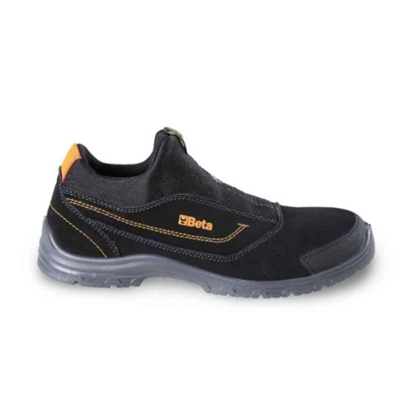 Beta 7215FN Nubuck Leather Composite Toe Black Safety Shoes, 072150136, Size: 3.5