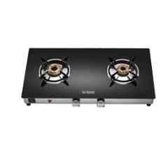 Hindware ARMO Plus GL 2B AI Glass Top Cooktop with 2 Brass Burner & Automatic Ignition, CT 100210