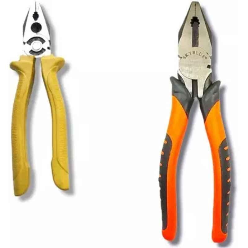 Sky Blue 2 Pcs 7.8 inch Stainless Steel Groove Plier Combo, SBE_PLIER_0172