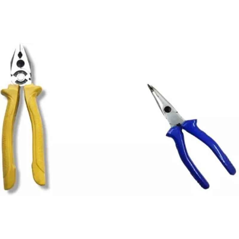 Sky Blue 2 Pcs 7.8 inch Lineman Plier Combo, SBE_PLIER_0208