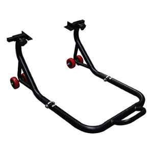 AllExtreme Exmrws1 Universal Rear Wheel Paddock Stand With Swingarm Rest And Roller Tyres Compatible With Ktm, Yamaha, Kawasaki, Honda, Benelli, Ducati Motorcycle & Sports Bikes