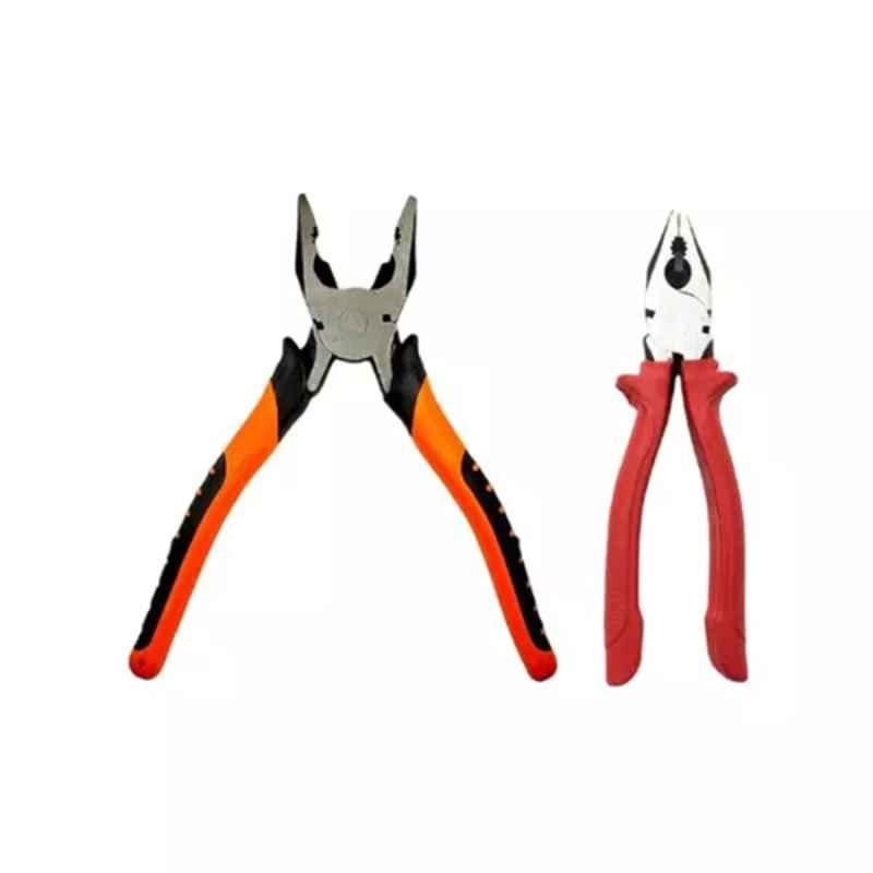 Sky Blue 2 Pcs 7.8 inch Lineman Plier Combo, SBE_PLIER_COMBOS_COMBO_388