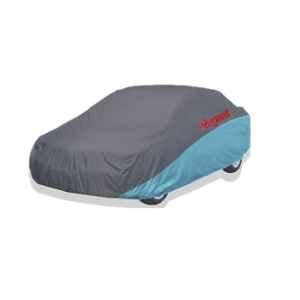 Elegant Grey & Blue Water Resistant Car Body Cover for Volkswagen Vento