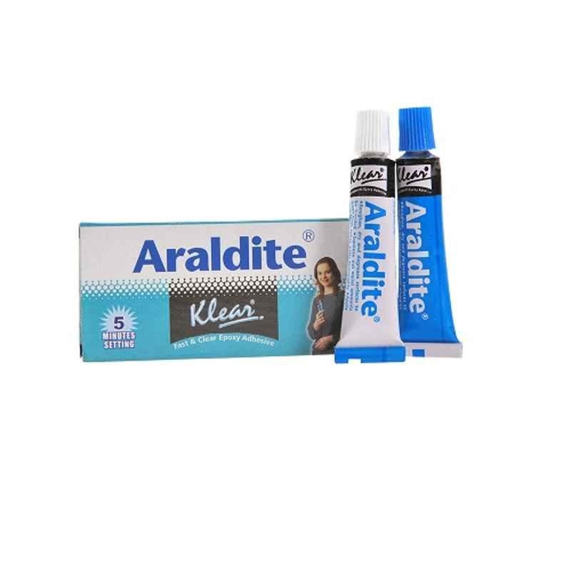 Araldite Klear 5g Fast & Clear Epoxy Adhesive, Resin & Hardener (Pack of 20)
