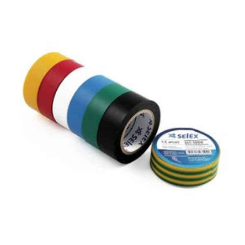Selex PVC Red Insulation Tape, SIT-1900 (Pack of 20)