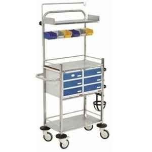 Yes Kay Mild Steel Powder Coated Frame Crash Cart